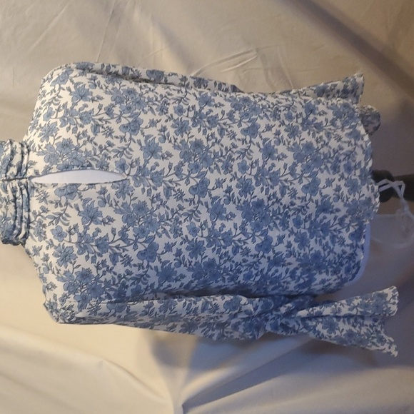 Astr Floral Cowl Neck Blouse SZ MD - Picture 5 of 7